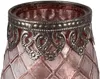 Clayre & Eef Teelichthalter Ø 9x11 cm Rosa Glas Produktbild-Vorschau 2