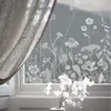 Folie Fensterfolie Milch Transparent Dekorative Blumen Weiß Produktbild-Vorschau 5