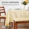 HOMESCAPES 2er lavice polštář krémová 100% bavlna Náhled obrázku produktu 7
