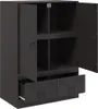vidaXL Highboard noir 67x39x95 cm acier Voir les images du produit 7