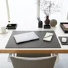 Mauspad Leder Anthrazit Grau cm 25x20 - Mousepad Eckige Produktbild-Vorschau 4