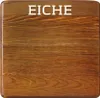 A close-up of a wooden surface with the word "EICHE" printed on it. Anteprima dell’immagine prodotto