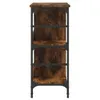vidaXL Příborník kouřový dub 102x32x73,5 cm materiál na Náhled obrázku produktu 5