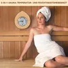 Holz Sauna Hygrothermograph Thermometer Hygrometer,2 in 1 Produktbild-Vorschau 3