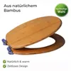 sanicomfort Bambus WC-Sitz Mit Absenkautomatik – Produktbild-Vorschau 2
