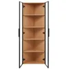 An open corner cabinet with shelves. Náhľad obrázku produktu