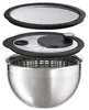 RÖSLE Salatschleuder incl. Glasdeckel und Frischhaltedeckel Produktbild-Vorschau 1
