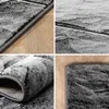 Moderner Designteppich mit dynamischem Schwungmuster - Produktbild-Vorschau 4