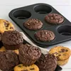 6er-Muffinform Black Metallic, 28x19x3 cm Produktbild-Vorschau 2