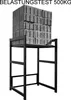 Waschmaschinenregal 74x65x111cm Schwarz | Regal Gestell für Produktbild-Vorschau 5