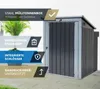 Westmann Stahl Mülltonnenbox und Gerätebox Anthrazit Produktbild-Vorschau 3