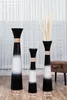 Leewadee Hohe Bodenvase 85 cm aus Mangoholz in schwarz Produktbild-Vorschau 4