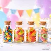 Glasfläschchen 4 Stück mit Korken für Deko und Vorrat Produktbild-Vorschau