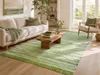 Alfombra de algodón trenzado a mano, verde/multicolor, 140 Vista previa de la imagen del producto 2