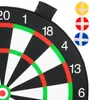 DARTBOARD Kostüm mit 3 Klettbällen – Party Verkleidung Produktbild-Vorschau 3
