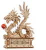 Puzzle 3D, Drago di Legno, Ugears, legno, 141 pezzi Anteprima dell’immagine prodotto 15