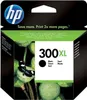 The image shows the packaging of an HP 300XL black ink cartridge, featuring a close-up of lotus seed pods with a butterfly. Produktbild-Vorschau