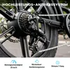 Klappbares 20 Zoll Fatbike E-Bike mit abnehmbarem Akku und Produktbild-Vorschau 4