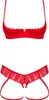 Obsessive - Set aperto Ingridia 2 pezzi - Rosso Anteprima dell’immagine prodotto 12