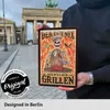 Blechschilder Grillen, Grill Schild der tut nix der will Produktbild-Vorschau 4