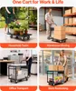 SucceBuy Carrello pieghevole da 317 kg, carrello con Anteprima dell’immagine prodotto 6
