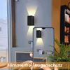 ZMH Led Wall Light Indoor & Outdoor Black Wall Lamp 02 Anteprima dell’immagine prodotto 10