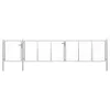 Cancello da giardino in acciaio 500×100 cm argento Anteprima dell’immagine prodotto 6