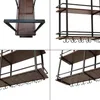 Weinregal 'Hubro' 120 x 30 x 85 cm Deckenregal mit Produktbild-Vorschau 6