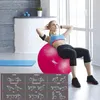 Piłka do ćwiczeń, gimnastyczna 65cm różowa z pompką Medi Podgląd zdjęcia produktu 9