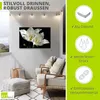 ARTland Wandbild Alu für Innen & Outdoor Tulpen - weiß auf Produktbild-Vorschau 2