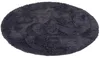 Fluffy Hochflor Shaggy Teppich Anthrazit Rund, Größe:160 cm Produktbild-Vorschau 2