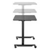 Ergonomický, plynem nastavitelný pojízdný stolek na Náhled obrázku produktu 6