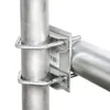 PremiumX Balkonhalter 80cm Ø 48mm Stahl Mast Geländer SAT Produktbild-Vorschau 5