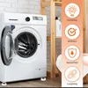 ECENCE Schwingungsdämpfer Waschmaschine 4er Set Weiss Produktbild-Vorschau 4