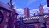 A cityscape with buildings and a bridge under a blue sky with clouds. Produktbild-Vorschau