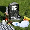CampFeuer Picknick Rucksack Grau, 31-teilig, 4 Personen, Produktbild-Vorschau 2