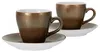 CreaTable, 25845, Golden Days Weiss, Juego de espresos de 4 Vista previa de la imagen del producto 7