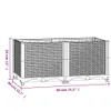 vidaXL Letto rialzato 80x40x38 cm Polipropilene Anteprima dell’immagine prodotto 17