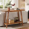 Tavolino da ingresso in legno massello, largo 105 cm, Anteprima dell’immagine prodotto 6