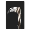 MuchoWow® Mauspad Mousepad Flamingo - Porträt - Zebra 40x60 Produktbild-Vorschau 1