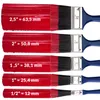 Deuba Pennelli da pittore 30 pz diverse misure blu pennello Anteprima dell’immagine prodotto 4