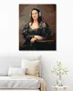 Zuty - Malen nach Zahlen - MONA LISA MIT KOPFHÖRER, 40x50 Produktbild-Vorschau 2