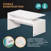 CASARIA Couchtisch mit Stauraum Weiß Produktbild-Vorschau 4