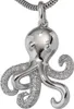 Anhänger Krake Octopus mit Zirkonia weiß 925 Silber Produktbild-Vorschau 1