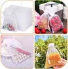 100 Stück Organzasäckchen, Weiß Organzabeutel 10x15CM Produktbild-Vorschau 3