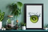 Bild 20x30 MDF-Rahmen, Wandkunst Frucht unter Wasser Produktbild-Vorschau 2