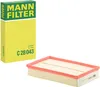 MANN Luftfilter für Audi Seat Skoda VW Produktbild-Vorschau 1