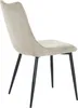 byLIVING Esszimmerstuhl 2er Set CARLO / Webstoff taupe / Produktbild-Vorschau 8