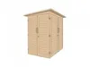 Gartenschrank weka Kompakt Q 200x125x217 cm anthrazit-weiß Produktbild-Vorschau 5