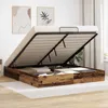 vidaXL Ottoman Bettgestell Altholz 203 x 180 x 25 cm Produktbild-Vorschau 2